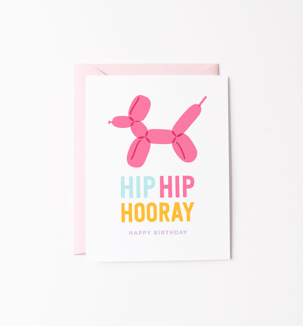 Balloon Dog Birthday Card from Graphic Anthologhy